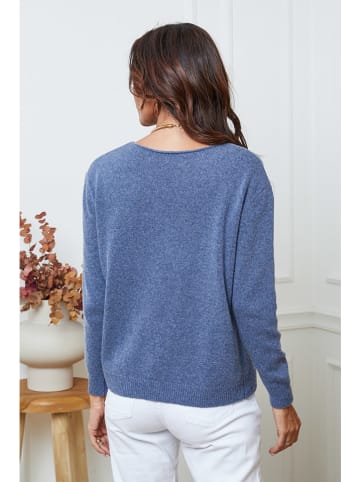 So Cachemire Pullover "Lambi" in Blau