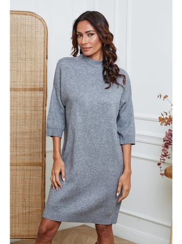 So Cachemire Strickkleid "Major" in Grau