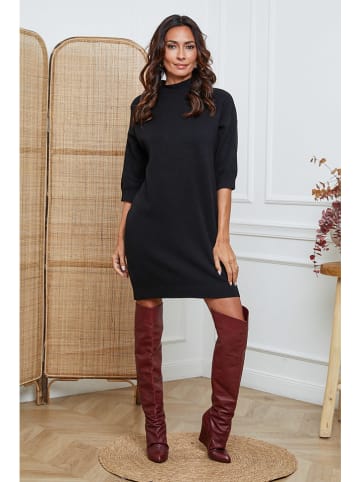 So Cachemire Strickkleid "Major" in Schwarz