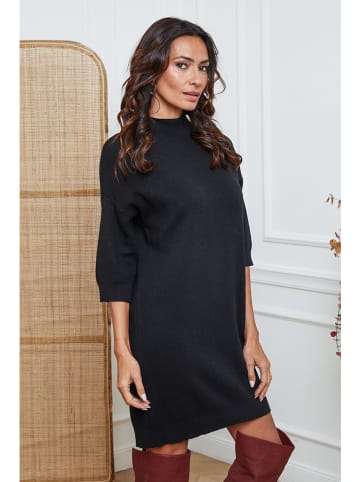 So Cachemire Strickkleid "Major" in Schwarz