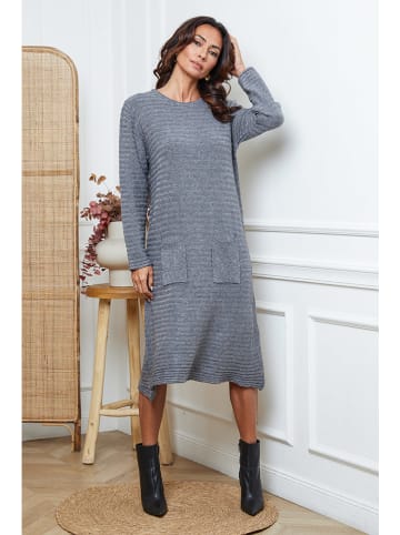 So Cachemire Strickkleid "Marwel" in Grau