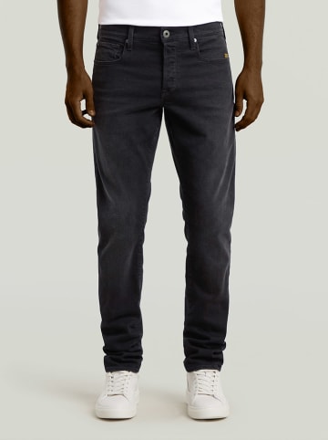 G-Star Spijkerbroek "3301" - tapered fit - zwart