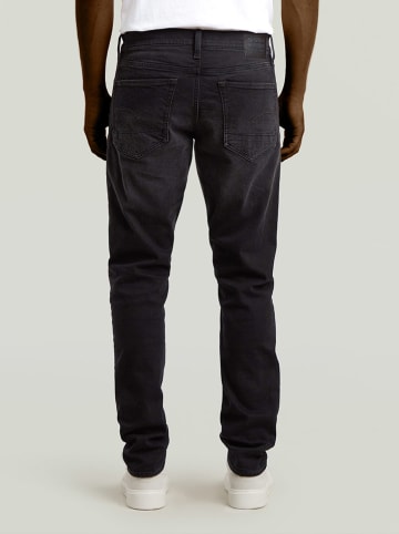 G-Star Dżinsy "3301" - Tapered fit - w kolorze czarnym