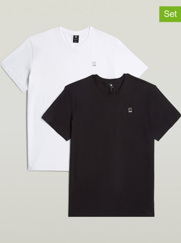 G-Star 2-delige set: shirts wit/zwart