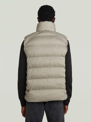 G-Star Doorgestikte bodywarmer beige