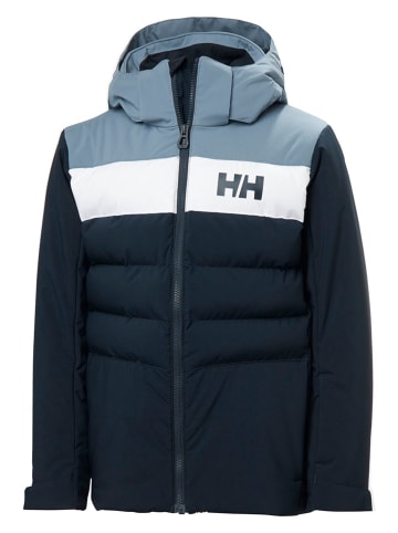 Helly Hansen Kurtka narciarska "Cyclone" w kolorze biało-błękitno-granatowym