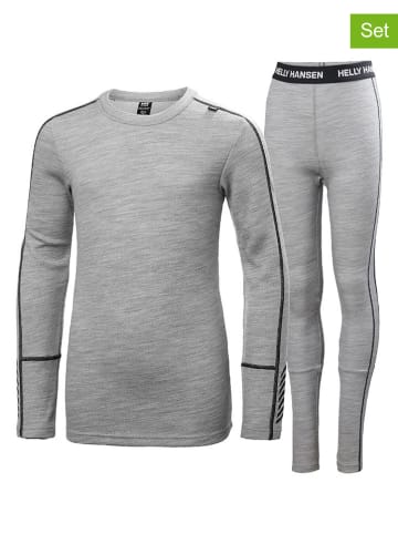 Helly Hansen 2-częściowa bielizna termoaktywna w kolorze szarym