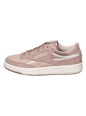 Reebok Skórzane sneakersy w kolorze jasnoróżowo-beżowym