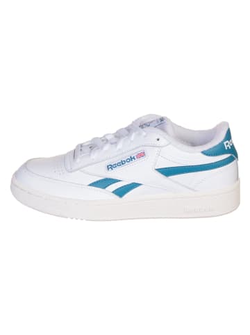 Reebok Skórzane sneakersy "Club C Revenge" w kolorze niebiesko-białym