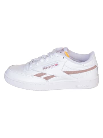 Reebok Skórzane sneakersy "Club C Revenge" w kolorze biało-jasnoróżowym