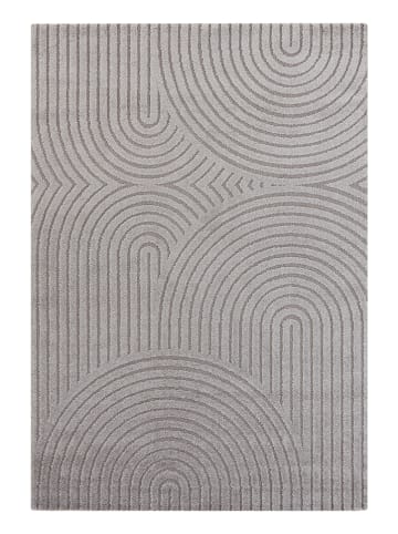 Elle Decoration Kurzflor-Teppich "Panglao" in Grau