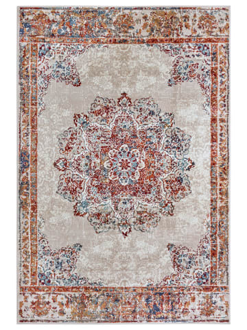 Hanse Home Laagpolig tapijt "Maderno Luxor" crème/rood