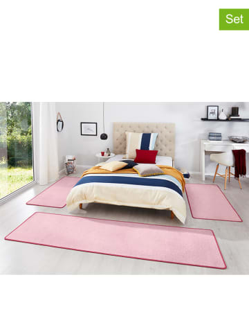 Hanse Home 3tlg. Bettumrandung "Fancy" in Rosa