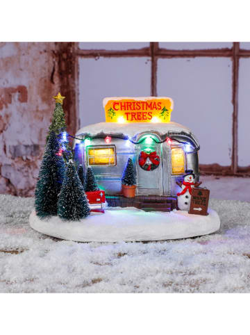 Profiline Dekoracyjna lampa LED "Tree-selling trailer" ze wzorem - 25 x 18,5 x 17 cm
