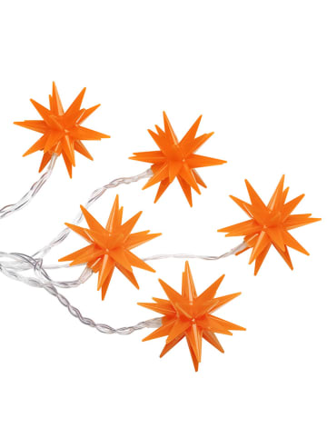 Hollybell LED-Lichterkette in Orange - Ø 6 cm