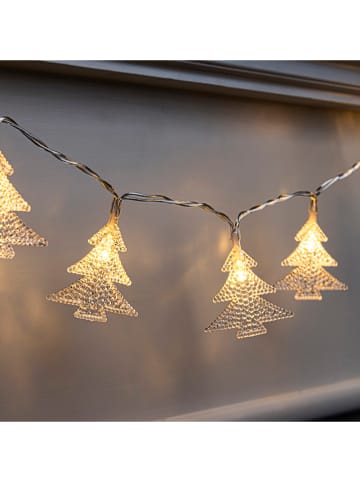 Hollybell Łańcuchy świetlne LED (2 szt.) w kolorze białej bieli - 0,9 cm