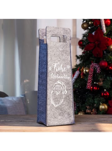 Hollybell Weintasche in Grau - (L)10 x (B)13 x (H)39 cm