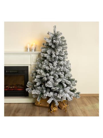 Profiline Kunstkerstboom groen/wit - (H)150 cm