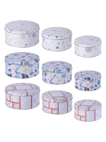 Hollybell 3-delige set: kerstblikken meerkleurig