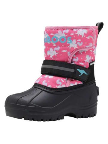 Kangaroos Winterlaarzen "K-Shell II" roze/zwart