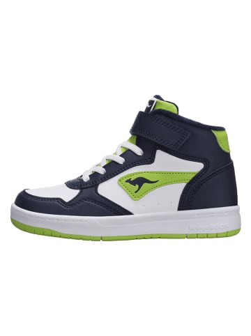 Kangaroos Sneakers "Jumbo" in Dunkelblau/ Grün/ Weiß