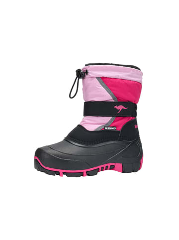 Kangaroos Gummistiefel "Kanga-Bean V" in Schwarz/ Pink