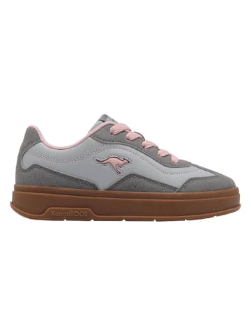 Kangaroos Sneakers "K-GK Creepin" grijs/wit/lichtroze