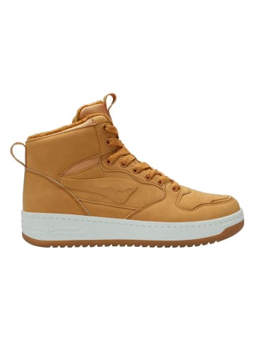 Kangaroos Sneakers "K-Top Power Mid" lichtbruin
