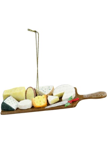 Kersten Kerstboomversiering "Cheese" meerkleurig - (B)14 cm