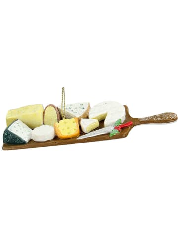 Kersten Kerstboomversiering "Cheese" meerkleurig - (B)14 cm