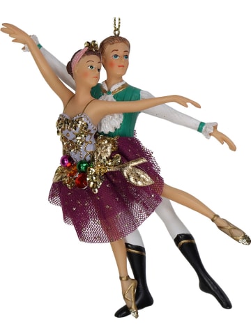 Kersten Christbaumkugel ''Ballet'' in Bunt - (H)15 cm