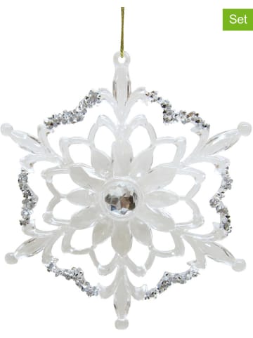 Kersten 2er-Set: Dekoanhänger ''Snowflake'' - (L)12 x (B)10 cm