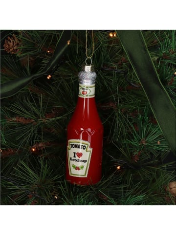 Kersten Kerstboomversiering "Ketchup" rood - (H)14 cm