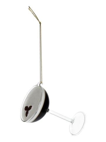 Kersten Kerstboomversiering "Martini Espresso" bruin - (H)9 cm