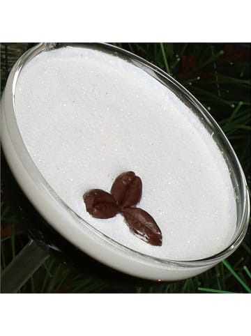Kersten Kerstboomversiering "Martini Espresso" bruin - (H)9 cm