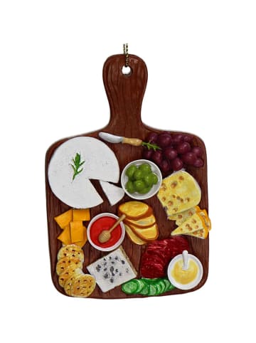 Kersten Kerstboomversiering "Cheese Plate" meerkleurig - (H)10 cm