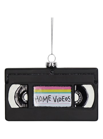 Kersten Kerstboomversiering "Video Tape" zwart - (B)11,5 cm