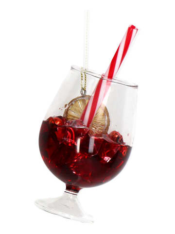 Kersten Baumschmuck "Cocktail Sweet" in Rot - (H)11,5 cm 