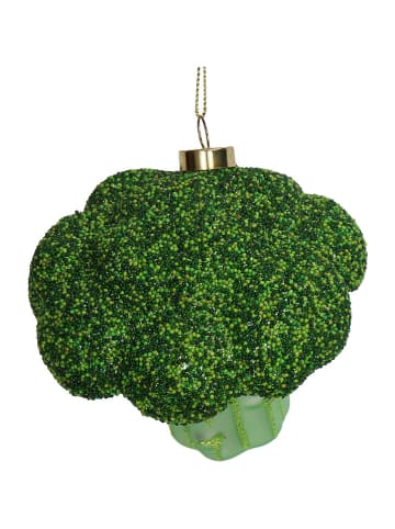 Kersten Ozdoba choinkowa "Broccoli" w kolorze zielonym - wys. 10 cm