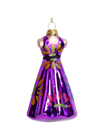 Kersten Baumschmuck "Retro Dress" in Lila - (H)13 cm