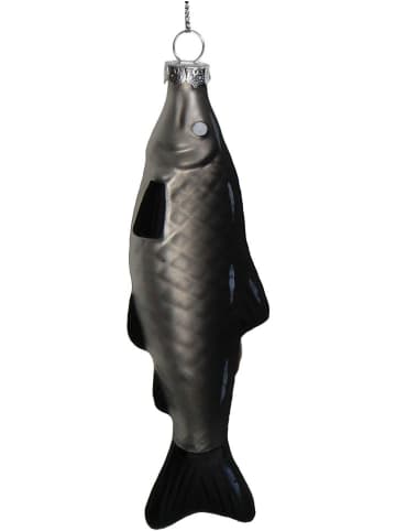 Kersten Baumschmuck "Fish" in Grau - (H)13 cm