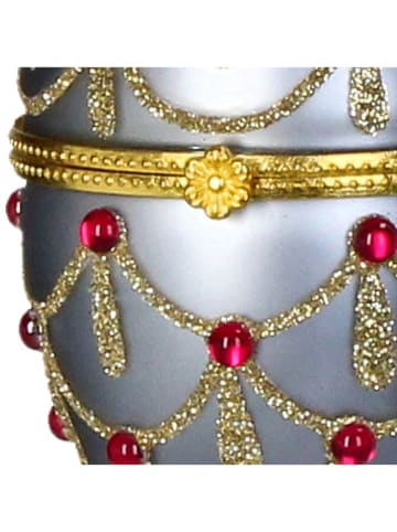 Kersten Baumschmuck "Hinged Egg" in Hellblau - (H)10 cm