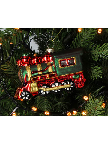 Kersten Kerstboomversiering "Christmas Train" meerkleurig - (B)12,7 cm