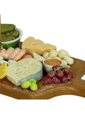 Kersten Kerstboomversiering "Dutch Borrelplank" meerkleurig - (H)10 cm