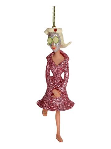 Kersten Kerstboomversiering "Wellness Girl" meerkleurig - (H)12,7 cm