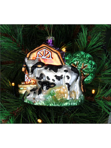 Kersten Kerstboomversiering "Cow Farm" meerkleurig - (H)13 cm
