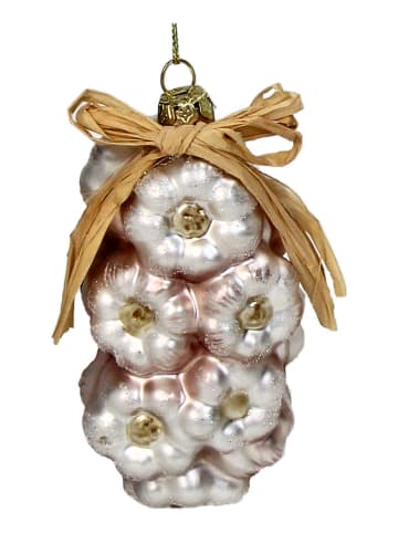 Kersten Ozdoba choinkowa "Garlic" w kolorze białym - wys. 10 cm