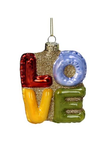 Kersten Baumschmuck "Love" in Bunt - (H)8,9 cm