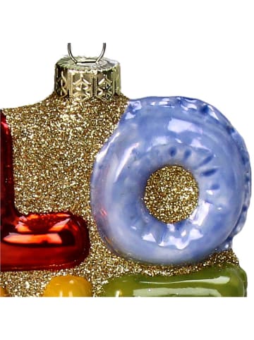 Kersten Kerstboomversiering "Love" meerkleurig - (H)8,9 cm