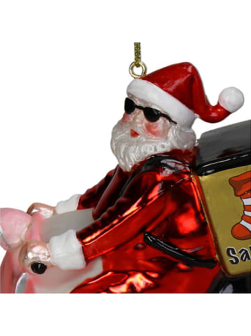 Kersten Kerstboomversiering "Delivery Santaroo" meerkleurig - (H)11 cm